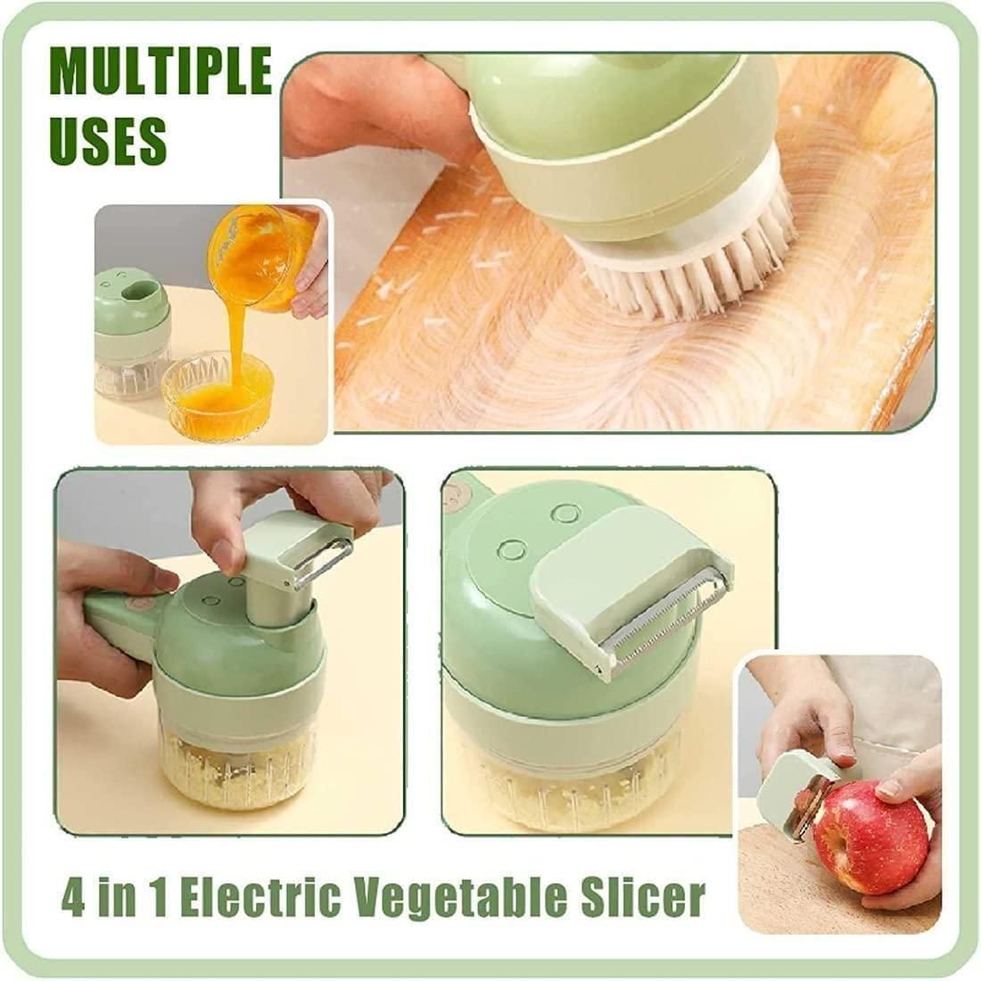 Multi-Function Electric vagitabe Chopper – Chop, Slice & Fast Chopping, Easy Cooking