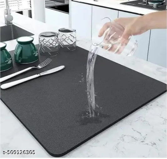 Premium Water Absorbing Dish Drying Mat – Stylish & Ultra-Functional Kitchen Essential