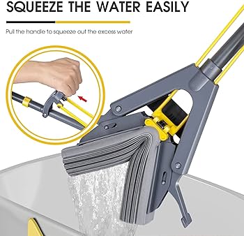 Aqua Soak Smart Mop – Quick Dry, Deep Clean Every Swipe