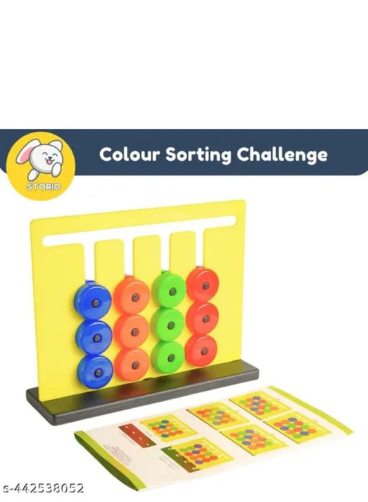 "Colour Sorting Puzzle – Brain Development Toy for Kids (Age 3+)"