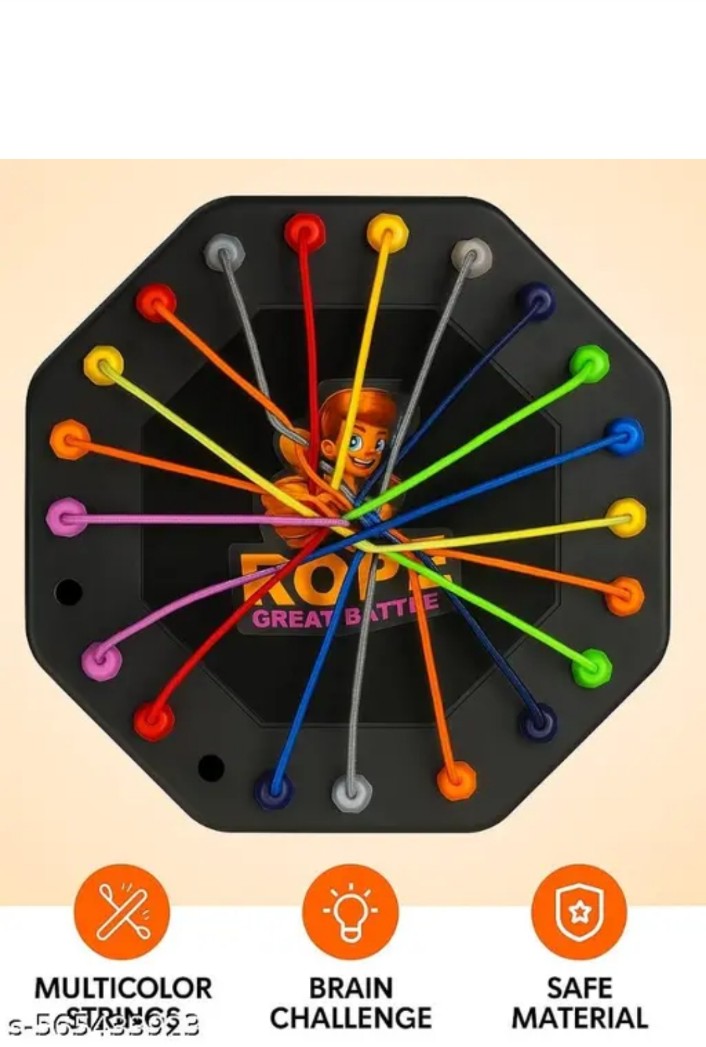 MERISHOPP Rope Untangle Toy Sensory Social Mind Toy Kids knowledge increasing Puzzle