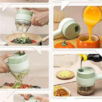 Multi-Function Electric vagitabe Chopper – Chop, Slice & Fast Chopping, Easy Cooking