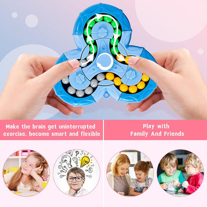 Magic Bean Puzzle Spinner – Kids Brain Booster Toy (Mobile-Free Fun!)