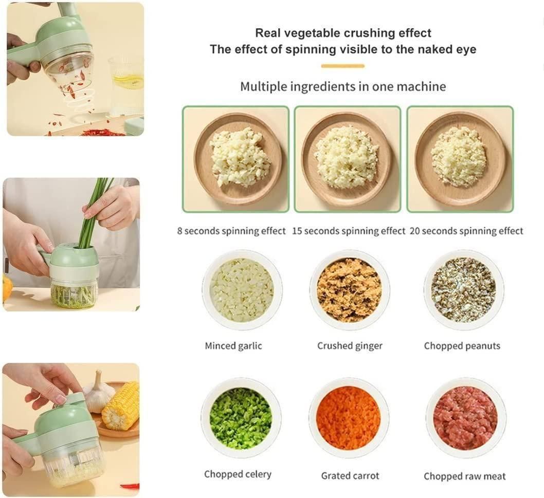 Multi-Function Electric vagitabe Chopper – Chop, Slice & Fast Chopping, Easy Cooking