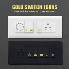 Golden Switch Stickers — Luxury Accent for Every Switch” pack of 300pcs