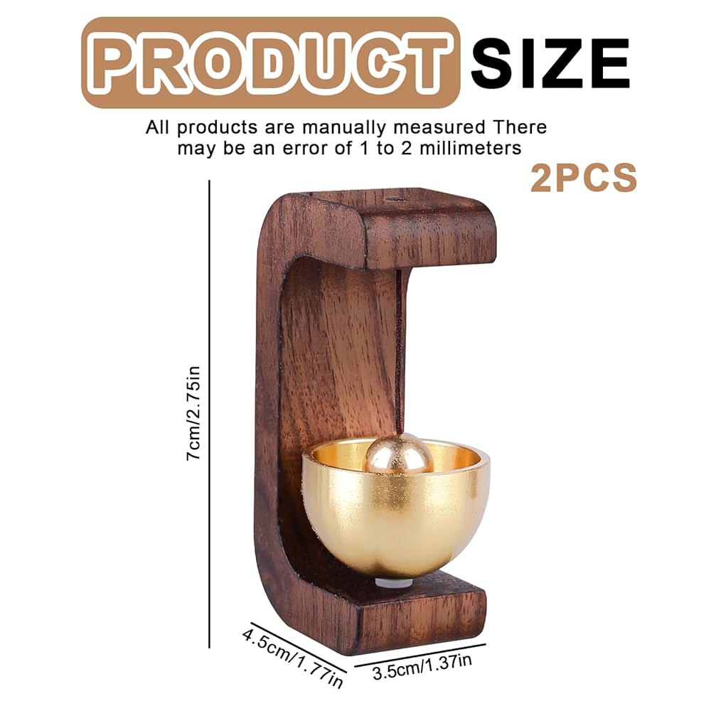 Maycreate Classic Wooden Door Bell – Handcrafted Design with Pleasant Sound