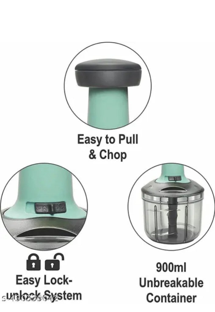 Stysol 1000 ML Handy Push Chopper vegetables and food cutter, Special Cutter