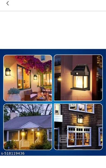 Solar Motion Sensor Wall Light – Weatherproof LED Lamp for Outdoor Security & Decor