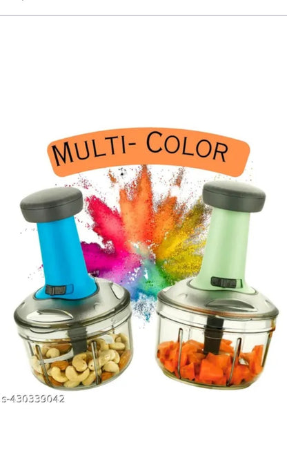 Stysol 1000 ML Handy Push Chopper vegetables and food cutter, Special Cutter