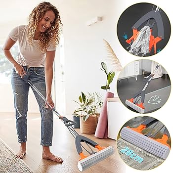 Aqua Soak Smart Mop – Quick Dry, Deep Clean Every Swipe