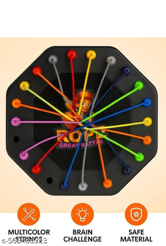 MERISHOPP Rope Untangle Toy Sensory Social Mind Toy Kids knowledge increasing Puzzle