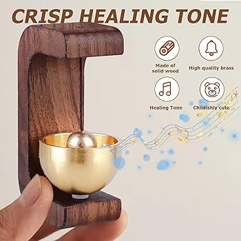 Maycreate Classic Wooden Door Bell – Handcrafted Design with Pleasant Sound