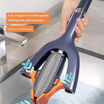 Aqua Soak Smart Mop – Quick Dry, Deep Clean Every Swipe