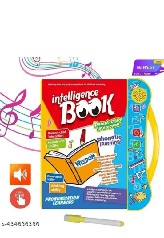 Intelligent Educational Book with Sound & Light – ABC and all methods for kids