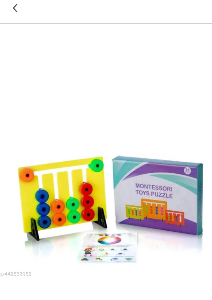 "Colour Sorting Puzzle – Brain Development Toy for Kids (Age 3+)"