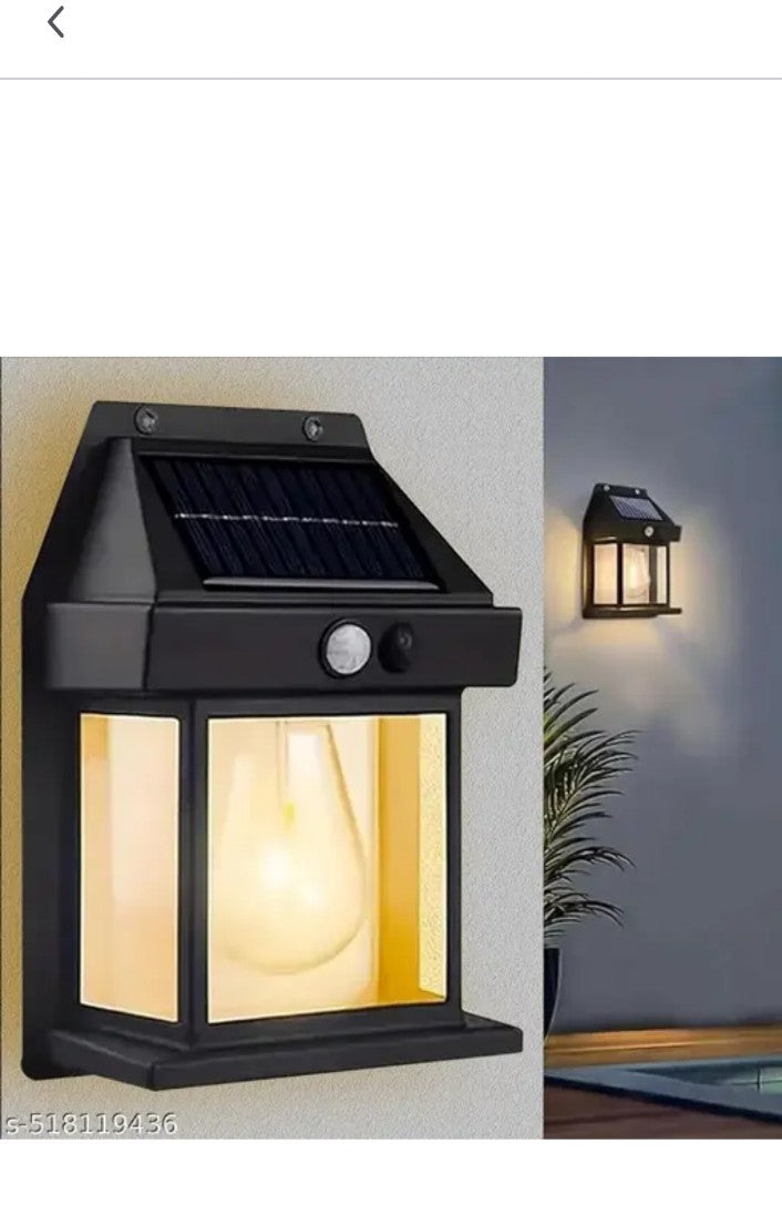 Solar Motion Sensor Wall Light – Weatherproof LED Lamp for Outdoor Security & Decor